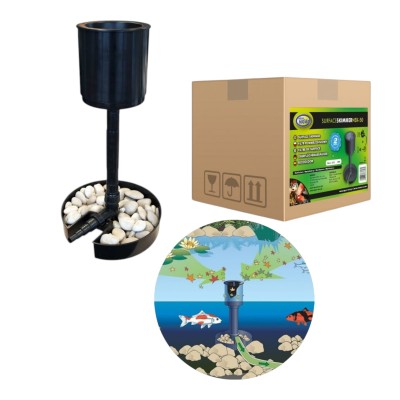 Aqua Nova NSK-50 - Filtr powierzchniowy Skimmer Stojący do Oczka do 60m2
