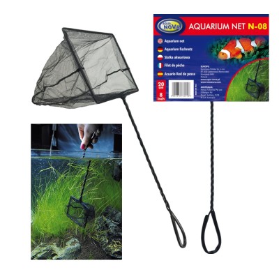 Aqua Nova SIATKA 20cm Podbierak Do Ryb Akwarium N-08
