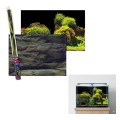Aqua Nova Tło Dwustronne Do Akwarium Fototapeta Rock / Plants XL 150x60cm