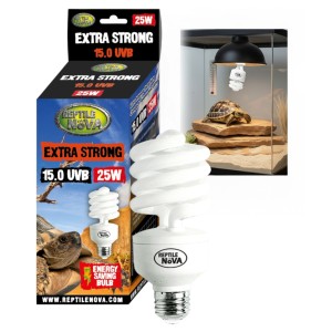 REPTILE NOVA 15.0 25W Żarówka UVB do Terrarium EXTRA STRONG