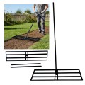 Niwelator Terenu do Trawnika Ogrodu 120x30cm Wyrównujący Grabi Duży Solidny