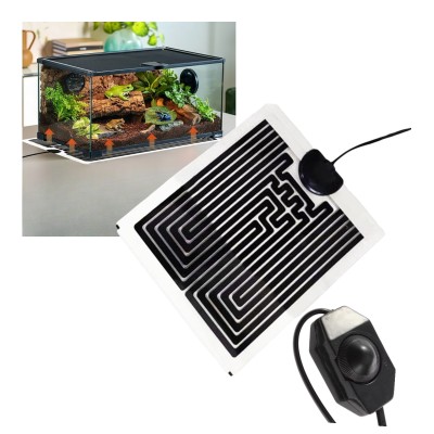 Aquos Mata Grzejna Grzewcza z Regulacją Potencjometrem 5W 14x15cm