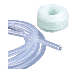 Wężyk wąż Silikonowy 1mb PRZEZROCZYSTY 4mm / 6mm  Średnicy