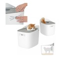 Hagen CATIT PIXI BOX Duża Kuweta dla Kota z Wejściem od Góry 48x41x52cm Szaro-biała