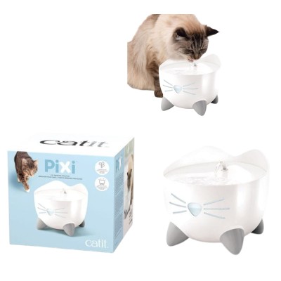 CATIT Fontanna Poidło dla Kota PIXI 2,5l 22x22x19,5cm BIAŁA