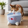 CATIT Fontanna Poidło dla Kota PIXI 2,5l 22x22x19,5cm NIEBIESKA