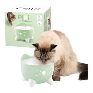 CATIT Fontanna Poidło dla Kota PIXI 2,5l 22x22x19,5cm ZIELONA