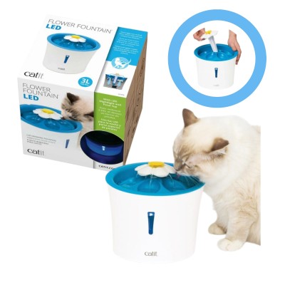 CATIT FONTANNA POIDŁO FLOWER LED DLA KOTA 3L