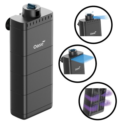 OASE EcoFlow 100 Filtr Wewnętrzny Modułowy do Akwarium do 100l 450l/h