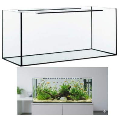 AKWARIUM PROSTE 240L 120x40x50 cm Aquael