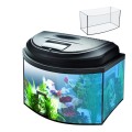 AQUAEL Classic Box 40 2.0 Zestaw Akwarystyczny AKWARIUM PROFILOWANE 40x25x25cm 20L + Pokrywa 7W Day&amp;Night