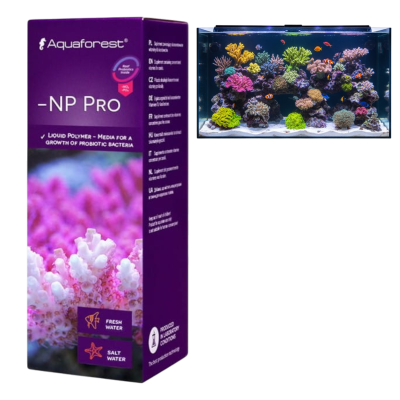 Aquaforest NP Pro Polimery w Płynie 50 ml - Pożywka Dla Bakterii Probiotycznych