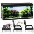 AQUAEL OPTI SET 240L 121x41x56 zestaw akwarium LED CZARNY