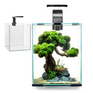 AQUAEL SHRIMP SET 20 CZARNY DAY&NIGHT Krewetkarium 25x25x30 19l