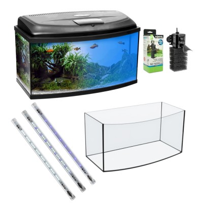 Zestaw Akwarystyczny Aquael Classic Box 45L Owal + pokrywa Led
