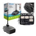 Aquael Wigry 6000 Filtr Podwodny Pompa Fontannowa z Filtrem i Lampą UV-C W do Oczka Wodnego 2000l/h