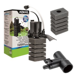 Aquael Turbo Mini Filtr Wewnętrzny Gąbkowy Do Akwarium 10-80L 320l/h