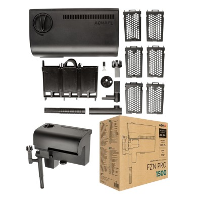 AQUAEL FZN PRO 1500 Filtr Zewnętrzny Kaskadowy do Akwarium 200-300l 1370l/h 13W