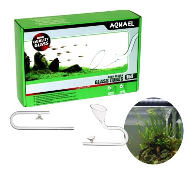Aquael Glass Tubes Zestaw Szklany Wlot i Wylot filtra na Wąż 16/22mm
