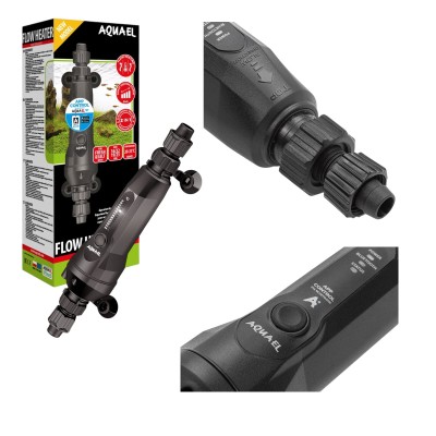 AQUAEL FLOW HEATER BT 50-500W 60-1000l Grzałka Przepływowa Zewnętrzna Sterowana Bluetooth