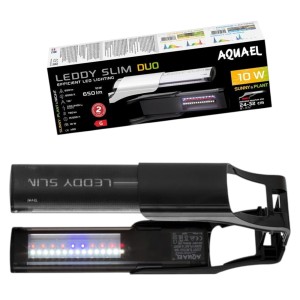Aquael Leddy Slim Duo Sunny Plant & Night 10W oświetlenie LED do akwarium Czarne 2.0