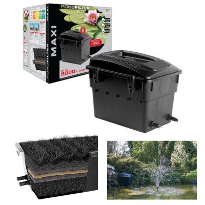 AQUAEL FILTR MAXI 1 FILTR PRZEPŁYWOWY DO OCZKA WODNEGO 10000L