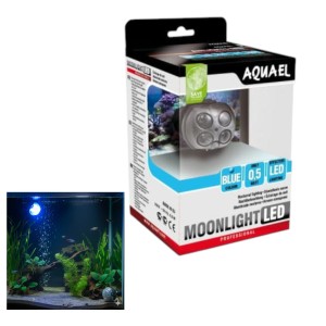 Lampka Aquael Moonlight LED - Oświetlenie Nocne Do Akwarium 1W