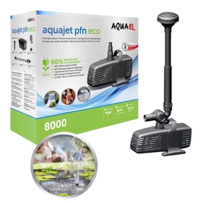 Aquael PFN 8000 ECO 52W Pompa Do Oczka fontanna