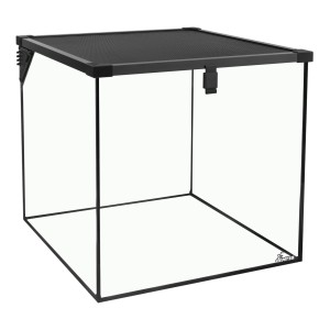 Diversa Terrarium Szklane 40x40x40cm 4mm z Wysuwaną Siatką Wentylacyjną 