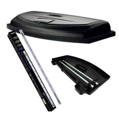Aquael Pokrywa Do Akwarium 100x40cm 2.0 Profilowana LED 2x14W Day&amp;Night 2x1270lm