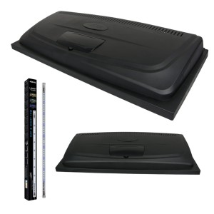 Aquael Pokrywa Do Akwarium 80x35cm 2.0 Prosta LED 2x14W Day&Night 2x1270lm