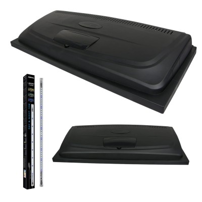 Aquael Pokrywa Do Akwarium 80x35cm 2.0 Prosta LED 14W Day&amp;Night