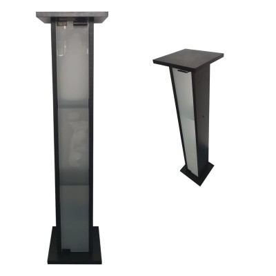 Szafka SHRIMP SET Stand 20 Szkło 27x27x110cm Black