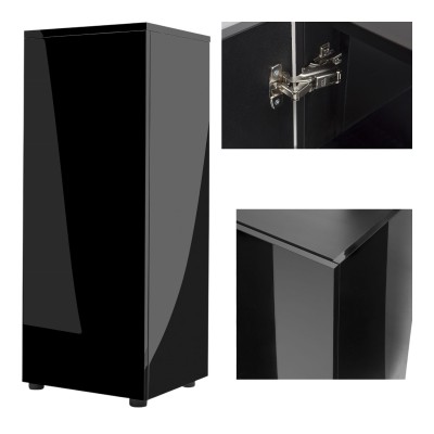 Aquael Szafka Pod Akwarium GLOSSY CUBE 50x50x90cm Czarna
