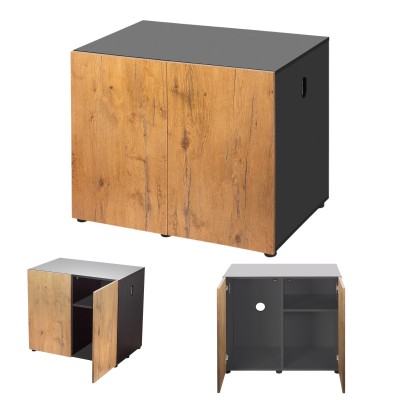 AQUAEL ULTRASCAPE 90 Szafka Pod Akwarium 243L 90x60x80cm Forest Set