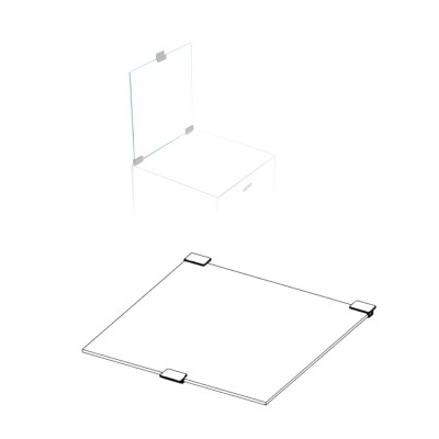 AQUAEL Szyba Szybka Nakrywkowa Do SHRIMP SET 30 Biała