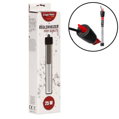 Kruger Meier Grzałka 25W z termostatem do akwarium do 45l
