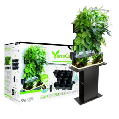 AQUAEL Moduł ścienny VERSA GARDEN PLUS Zestaw z pompą cyrkulacyjną i oświetleniem LED