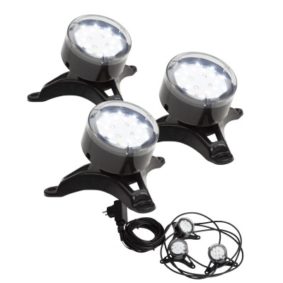 Aquael Lampa Oświetlenie Led do Oczka Waterlight Trio White 3x2,5W