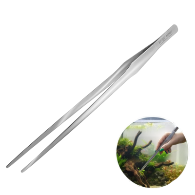Kruger Meier Pflanzenpinzette Einfache Pęseta Prosta Do Akwarium 38cm