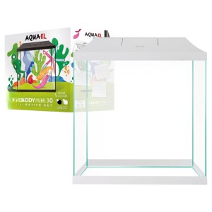 AQUAEL LEDDY MINI CREATIVE SET 35 Zestaw Akwariowy BIAŁY 19l
