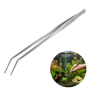 Kruger Meier Pflanzenpinzette Verbogen Pęseta Zagięta Do Akwarium 48cm
