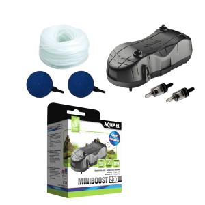 Zestaw napowietrzający AQUAEL Miniboost 200 Napowietrzacz do akwarium do 200L 200 L/H