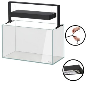 AQUAEL ULTRASCAPE 60 65L Zestaw Akwarium z Oświetleniem Forest Set