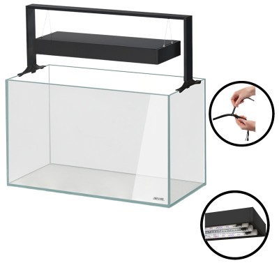 AQUAEL ULTRASCAPE 60 65L Zestaw Akwarium z Oświetleniem Forest Set