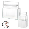 AQUAEL ULTRASCAPE 243L Zestaw z Oświetleniem Snow Set + SZAFKA