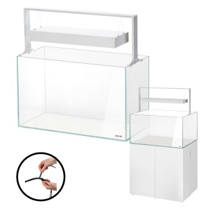 AQUAEL ULTRASCAPE 90 243L Zestaw z Oświetleniem Snow Set + SZAFKA