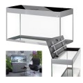 AQUAEL GLOSSY ST 120 Akwarium Szare 260L 120x40x63cm Zestaw Safe Tank Day&amp;Night