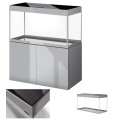 AQUAEL GLOSSY ST 260L 120x40x63 Zestaw z SZAFKĄ ZD Szary Day&amp;Night