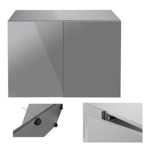 Aquael GLOSSY 80x35x72cm Szafka Pod Akwarium ZD80 Szara